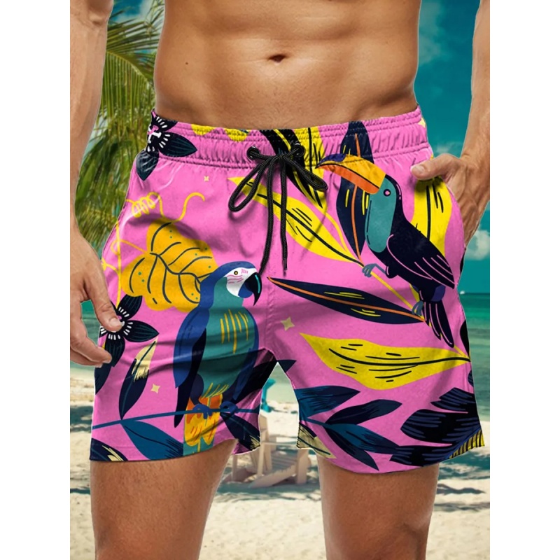 Pineapple Parrot Graphic Swim  - Trunks Board Surf ulasan dan harga