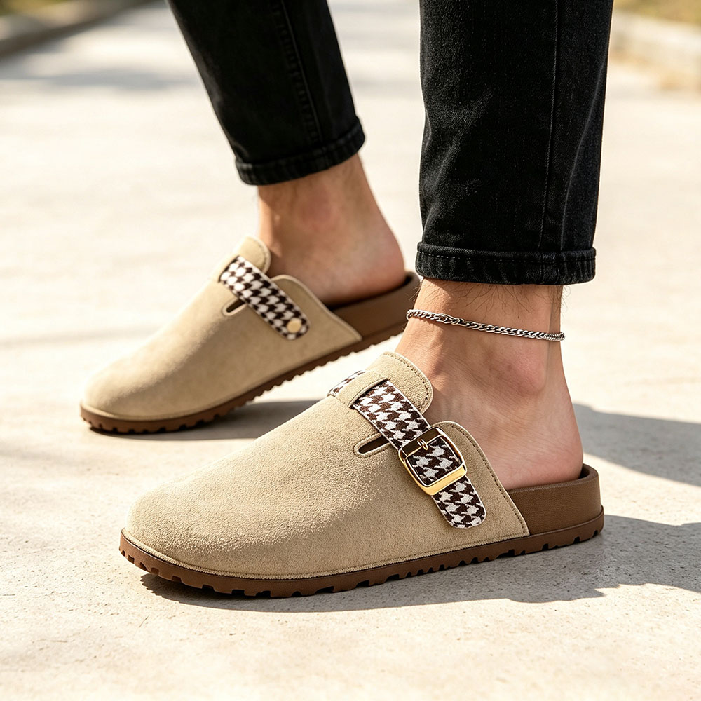 Women's Closed‑Toe Mules Slipp - Espadrille Slip On ulasan dan harga