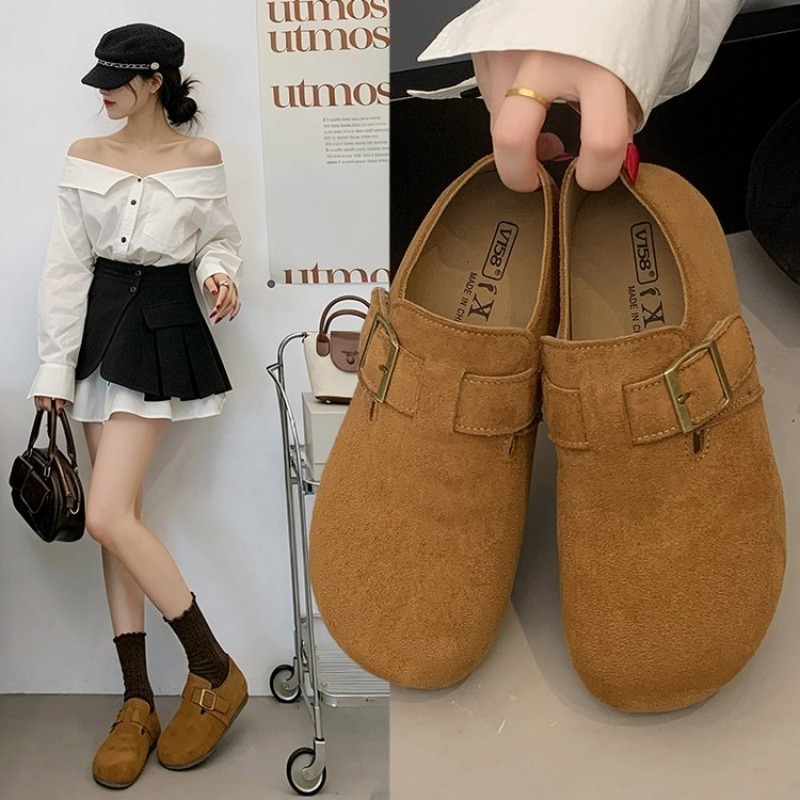 Women Suede Closed Back Birken - Espadrille Slip On ulasan dan harga