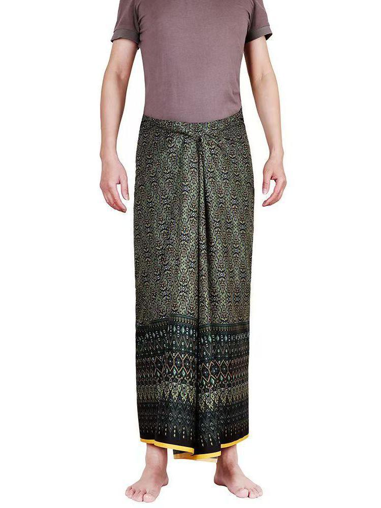 Unisex Sarong Longyi Lungi Bat - Sarong Men Wrap ulasan dan harga