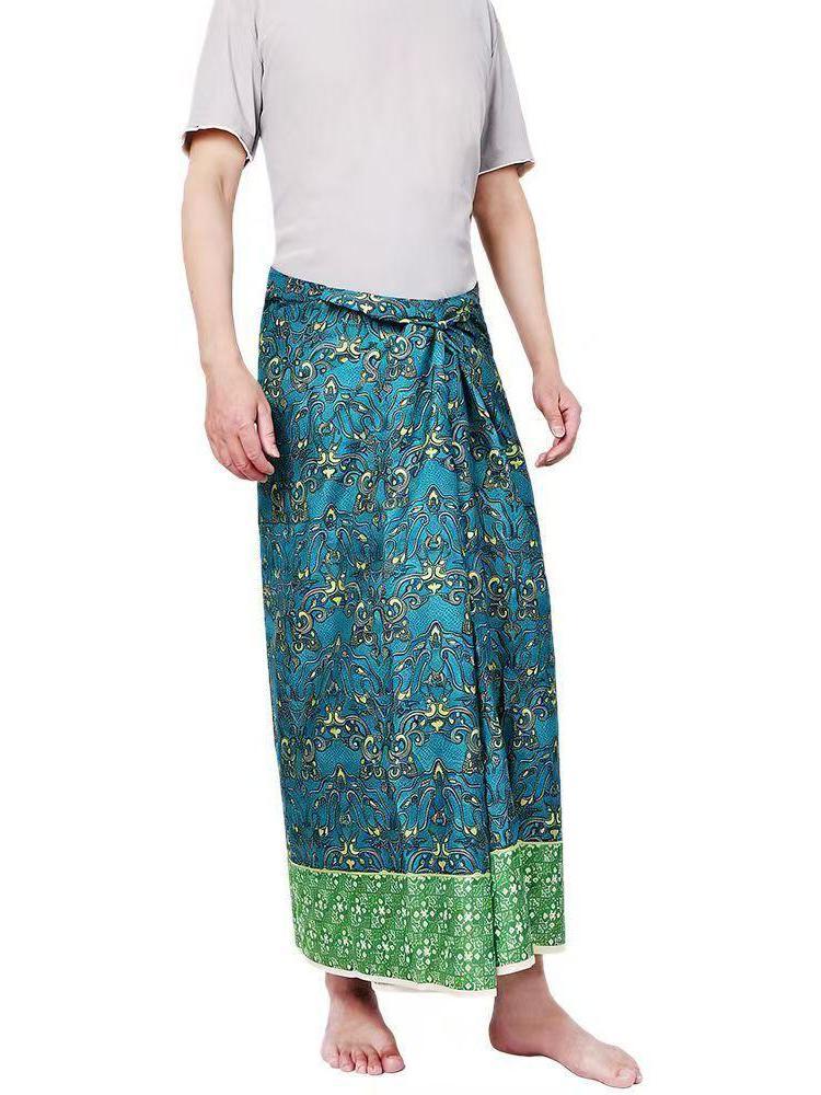 Unisex Sarong Longyi Lungi Bat - Sarong Men Wrap ulasan dan harga