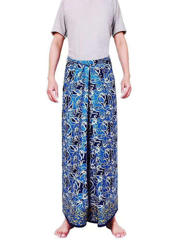 Unisex Sarong Longyi Lungi Bat - Sarong Men Wrap ulasan dan harga