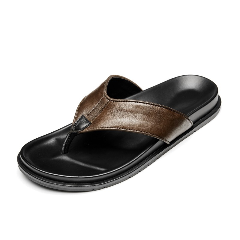 2026 Summer New Mens Genuine L - Flip Flop Leather Men ulasan dan harga